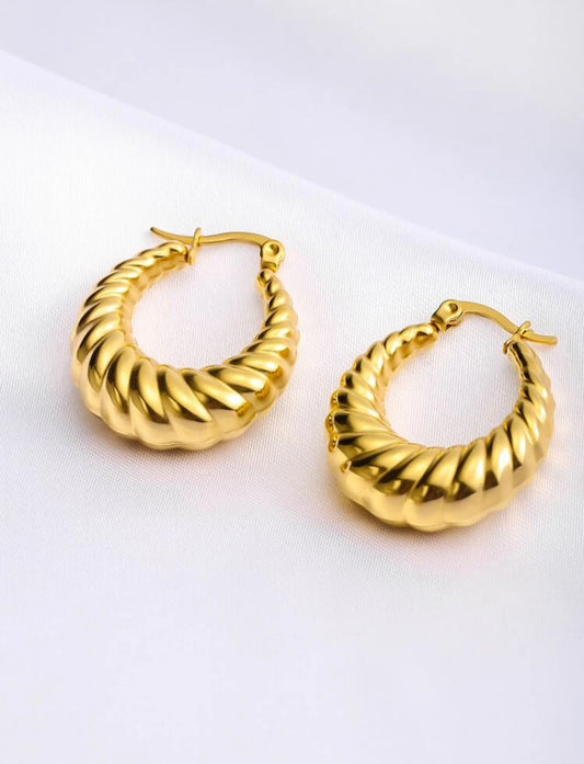 Croissant Hoop Earrings